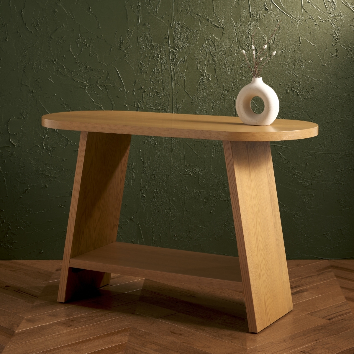 Julianna Wood Console Table - Natural - Image 1