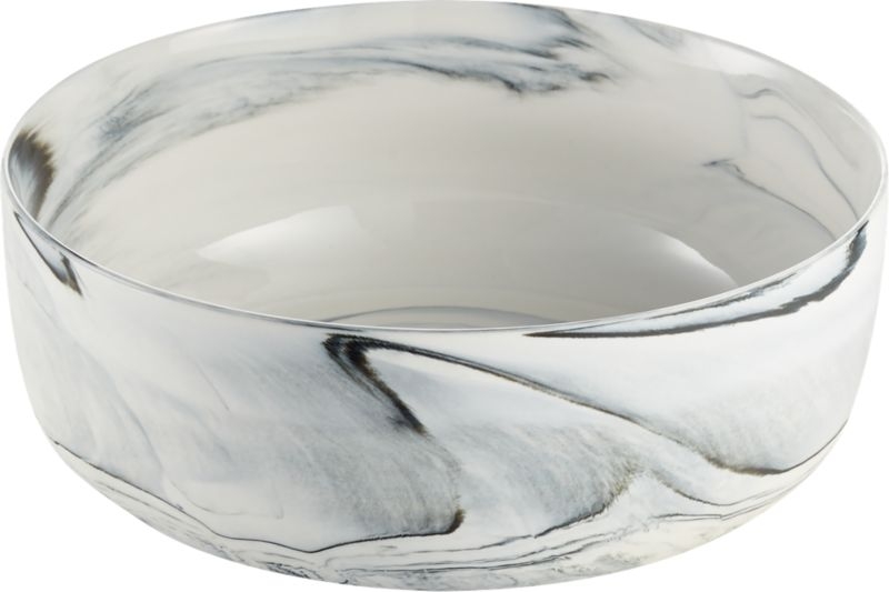 Swirl Black and White Serving Bowl by Jennifer Fisher - Image 7