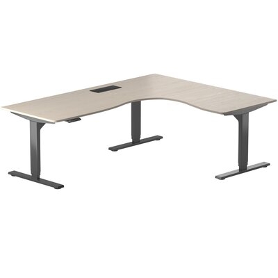 Small Electric with Triple Motors L Shaped Standing Gaming Desk - Image 0