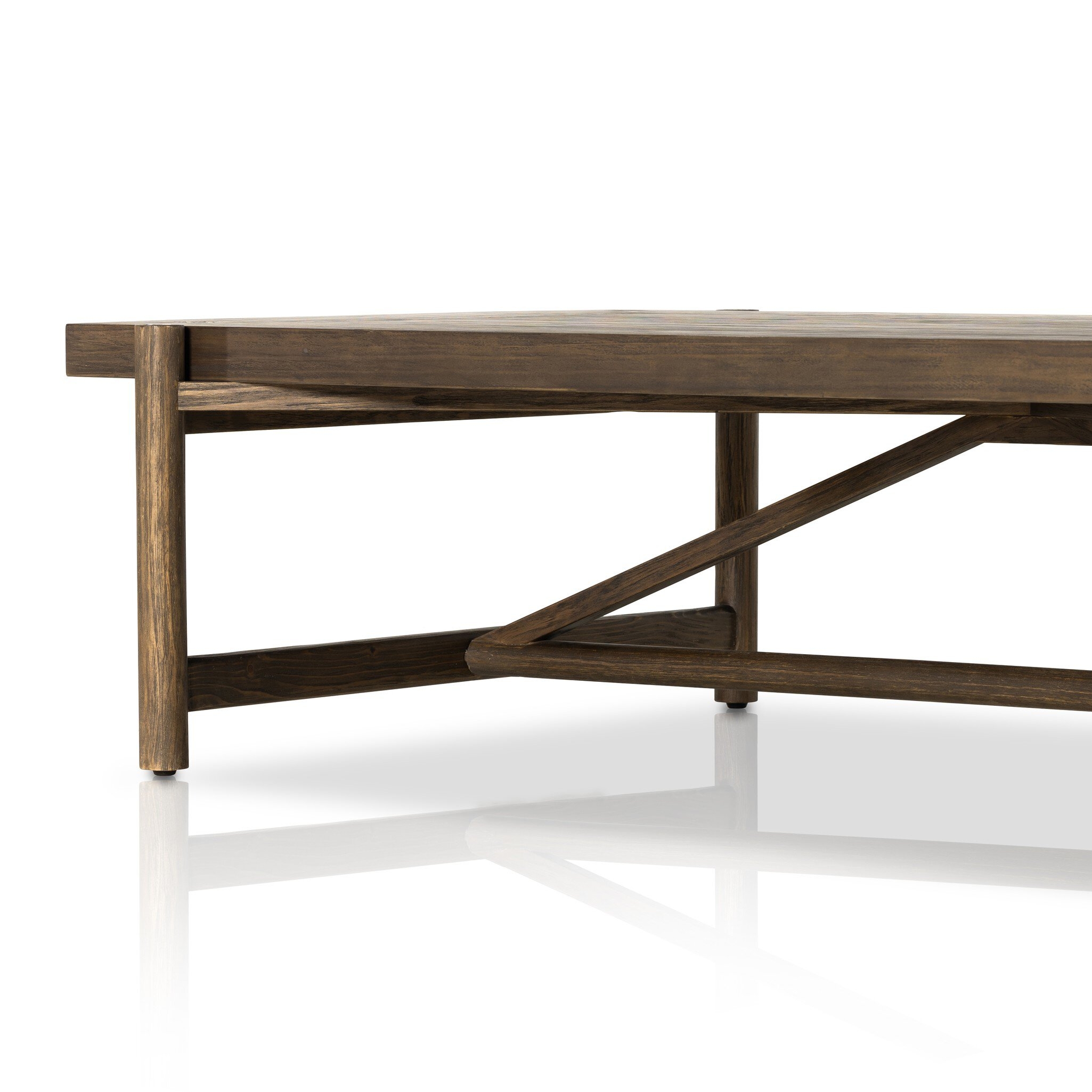 Goldthwaite Coffee Table - Sienna Brown Pine - Image 7