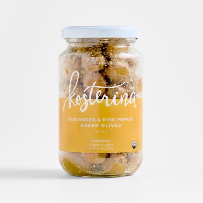 Kosterina Organic Coriander and Pink Pepper Olives - Image 0