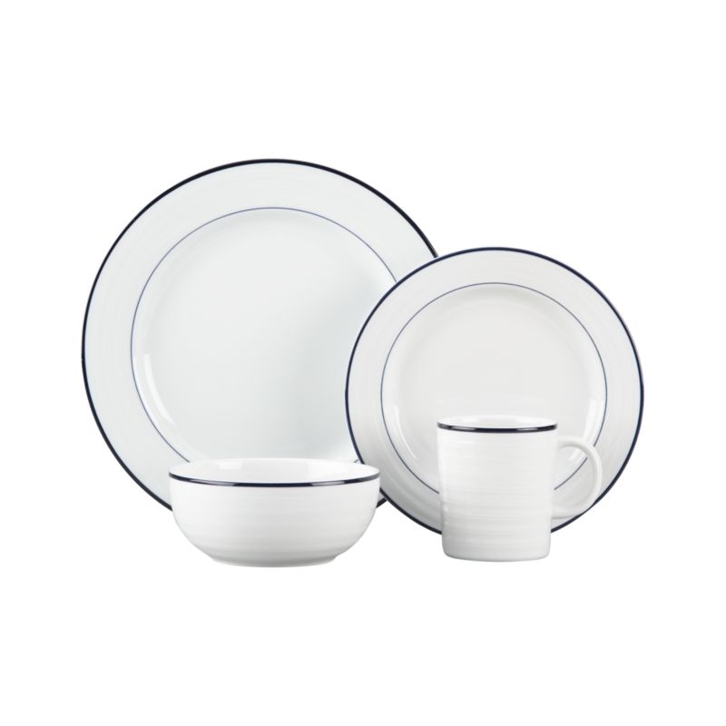 Roulette Blue Band Bowls, Set of 8 - Image 3
