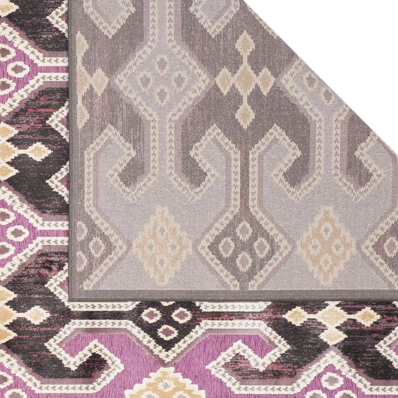 Arlo Home Woven Area Rug, PAR152-380, Fuchisa/Purple,  3' 3" X 5' 7" - Image 1