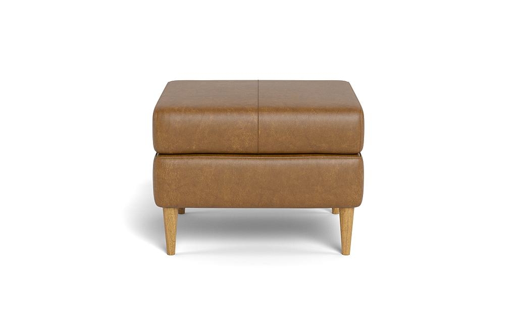 Asher Leather Ottoman  - Image 0
