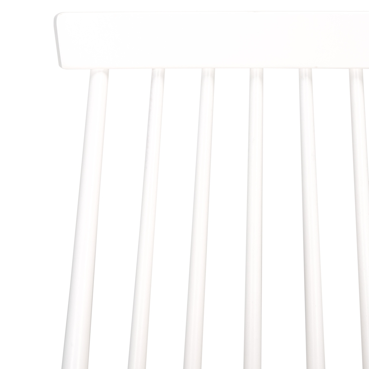 Burris Side Chair - White / Natural - Safavieh - Image 2