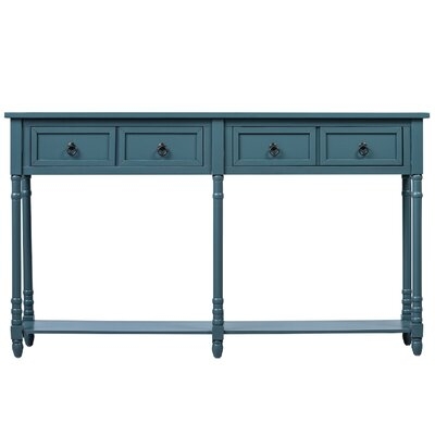 Console Table Sofa Table With Drawers Console Tables For Entryway With Drawers And Long Shelf Rectangular - Image 0