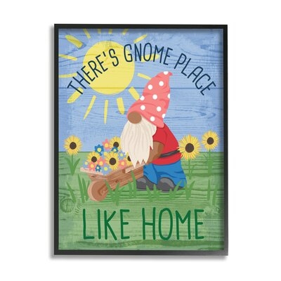 Gnome Place Like Home Pun Playful Garden Creature - Image 0