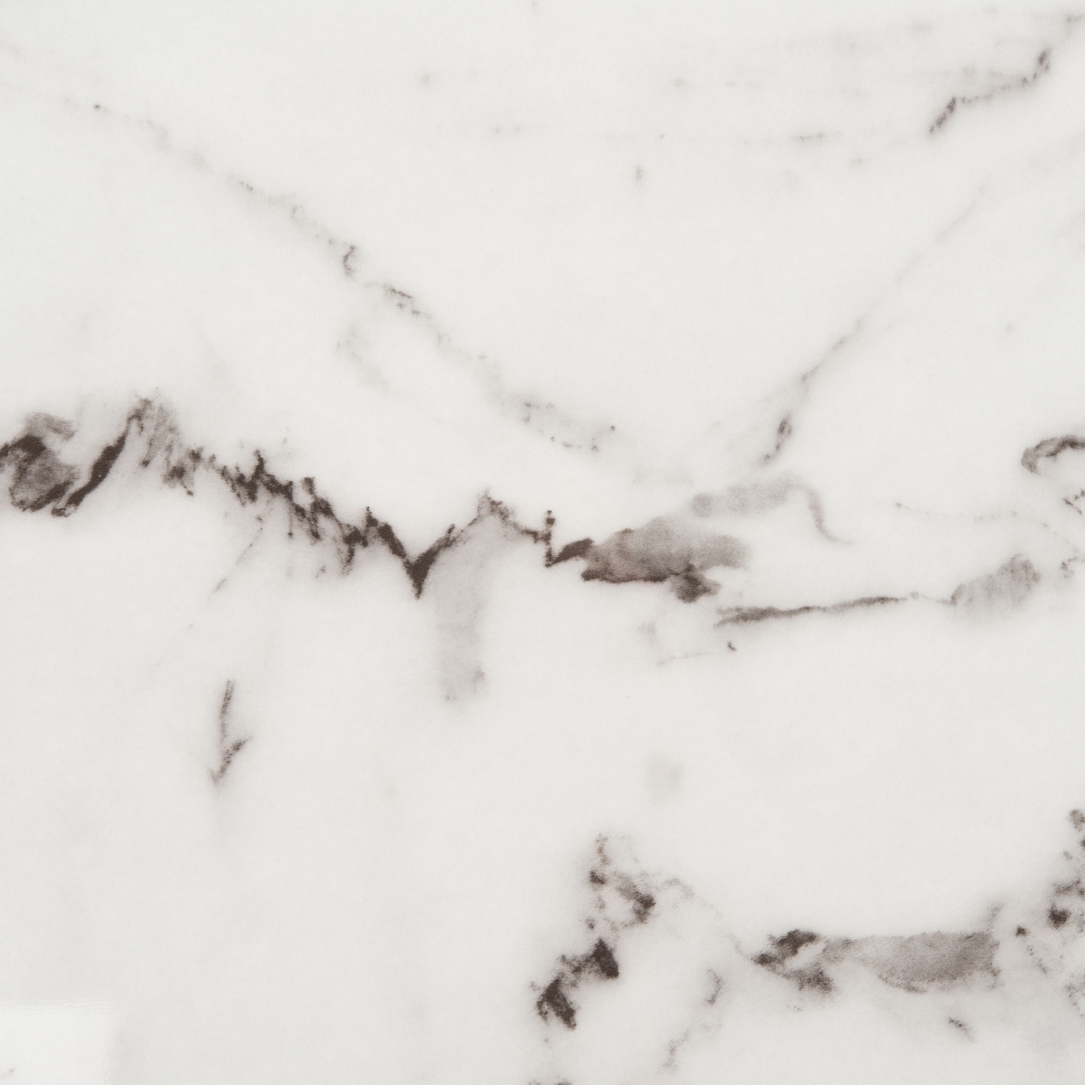 Placido Oval Coffee Table - White Marble / Black - Safavieh - Image 4