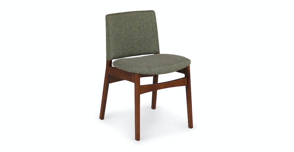 Nosh Dining Chair - Walnut and Hemlock Green - Image 0