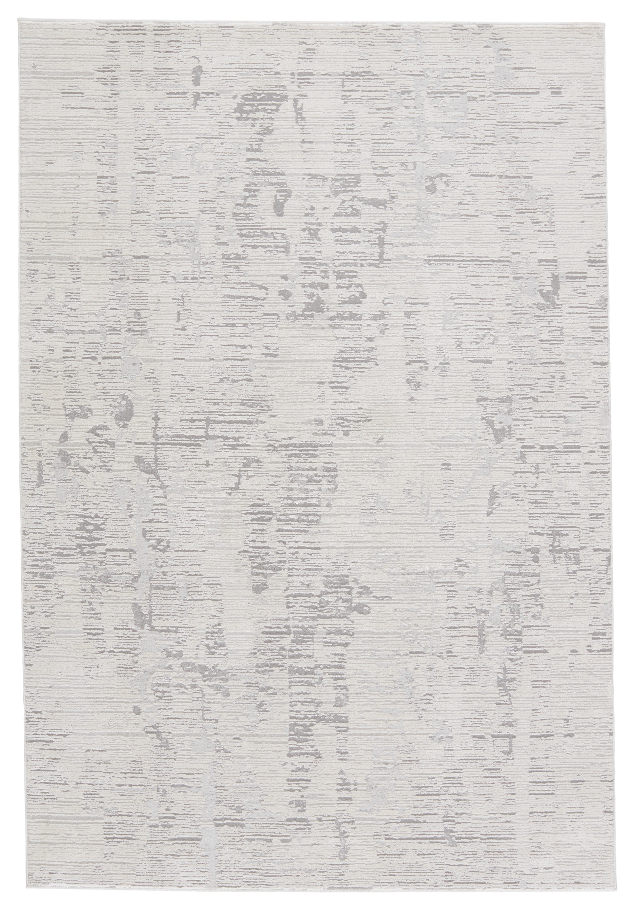 Jovie Abstract Ivory/ Gray Runner Rug (2'6"X8') - Image 0