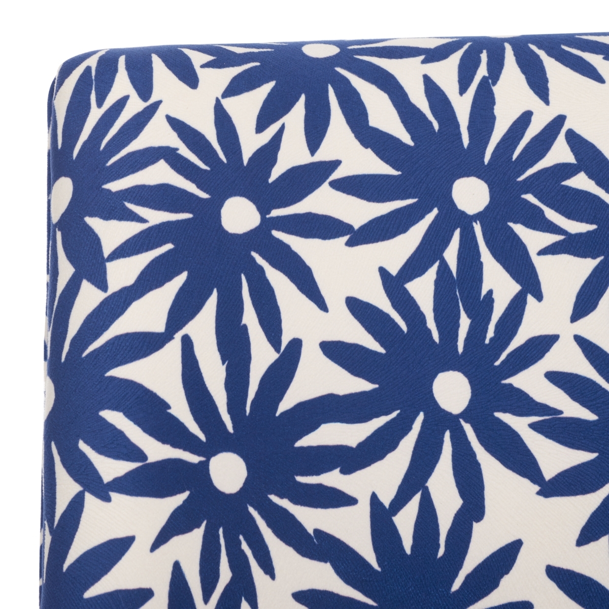 Scarlet Desk Chair - Navy / Flower - Safavieh - Image 2