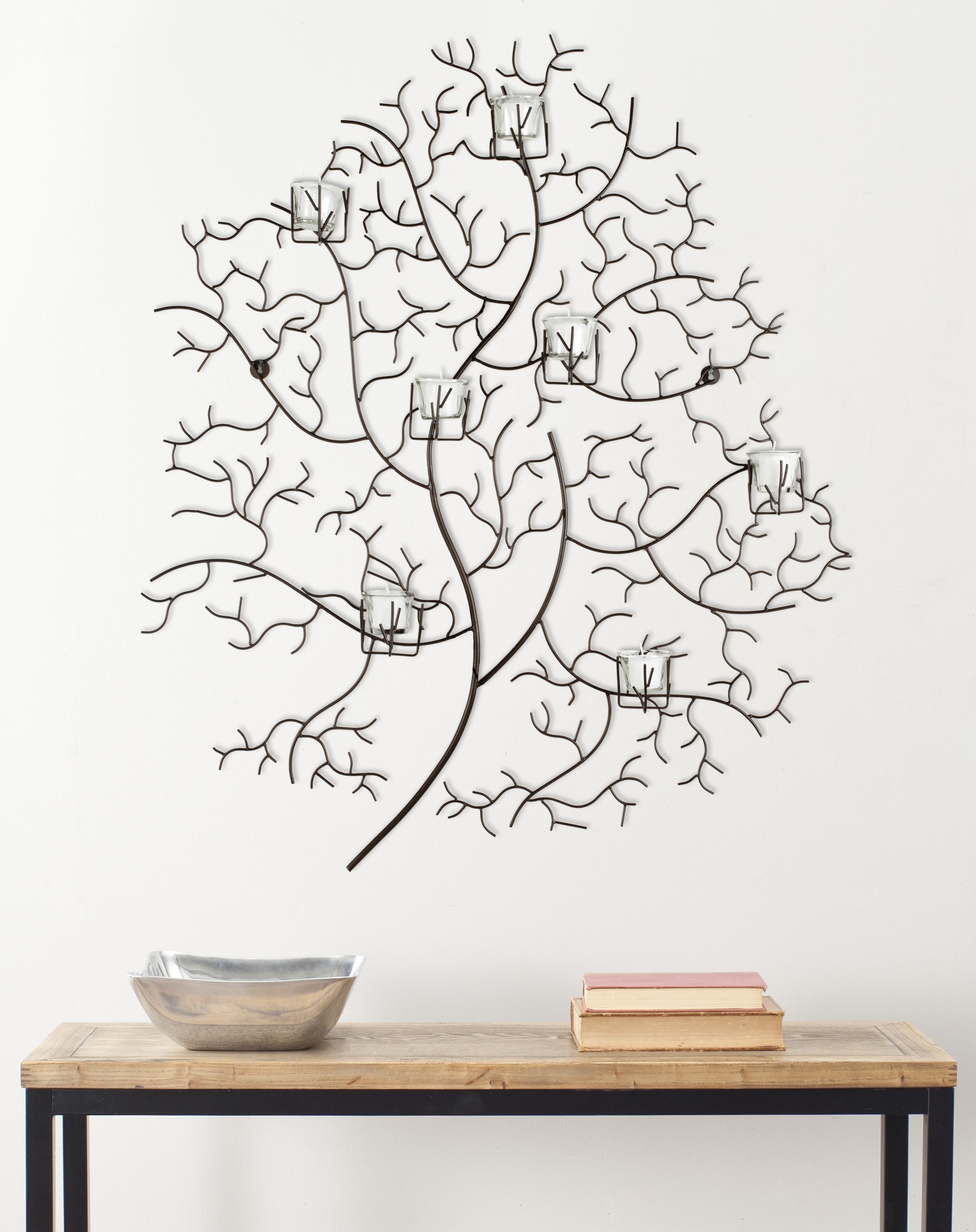 7 Votive Tree Wall DÃ©cor - Rstc Powder Coated - Safavieh - Image 2
