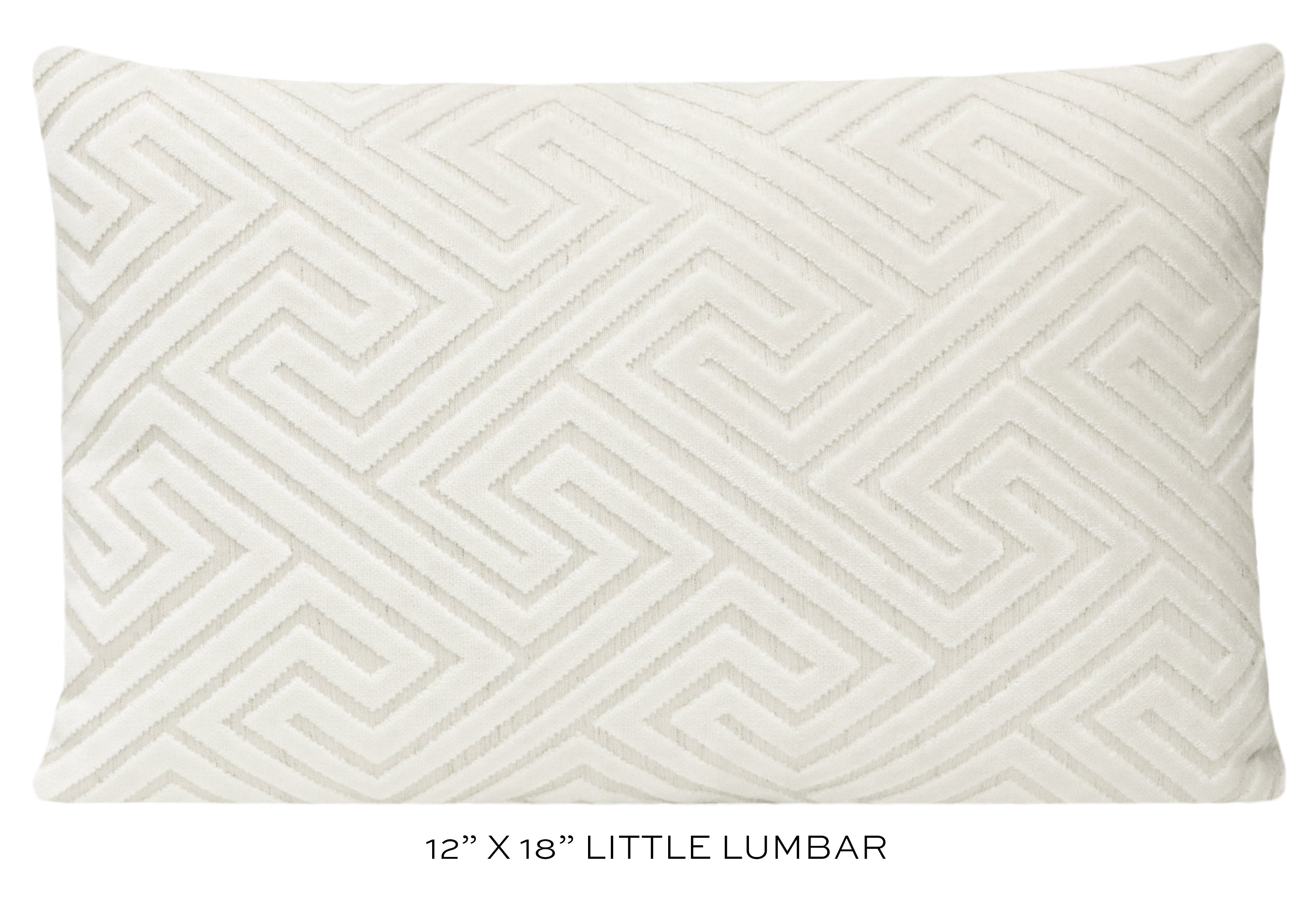 ROMAN CUT VELVET // ALABASTER - BY THE YARD - Image 3