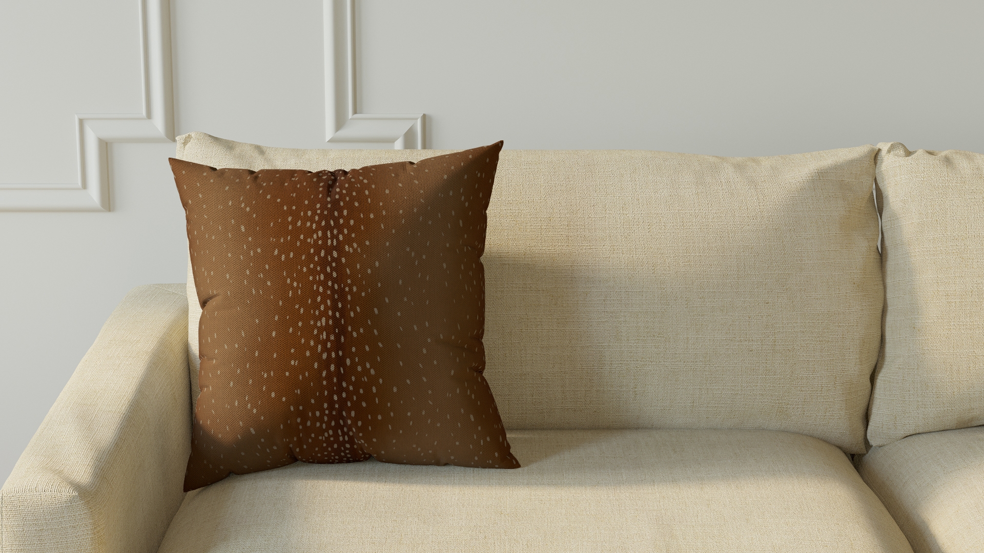 Throw Pillow 18", Antelope, 18" x 18" - Image 2