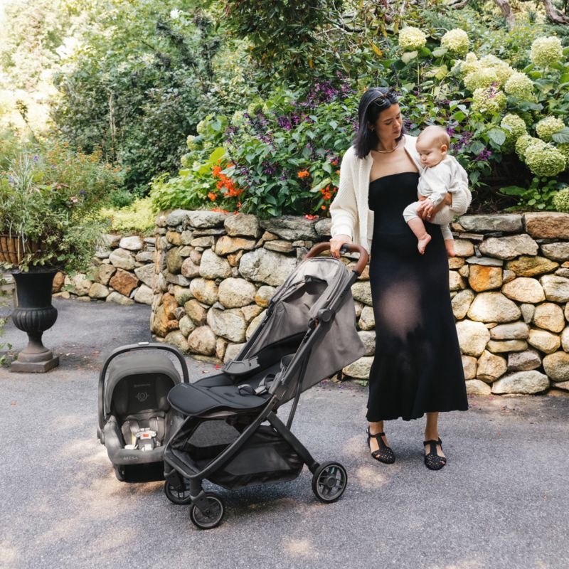 UPPAbaby ® Minu V3 Greyson Grey Compact Baby Stroller - Image 4