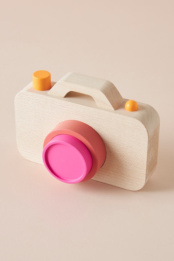 Wooden Camera Toy By Anthropologie in Beige - Image 0