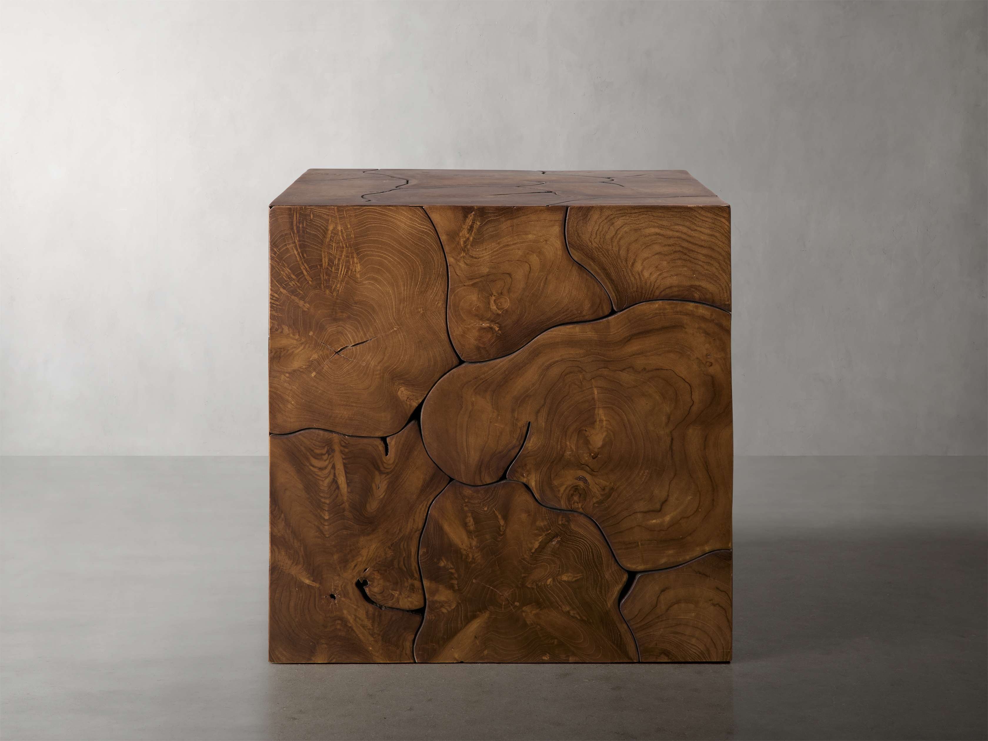 Kalmar End Table in Wood Brown  Mocha/22" - Image 0