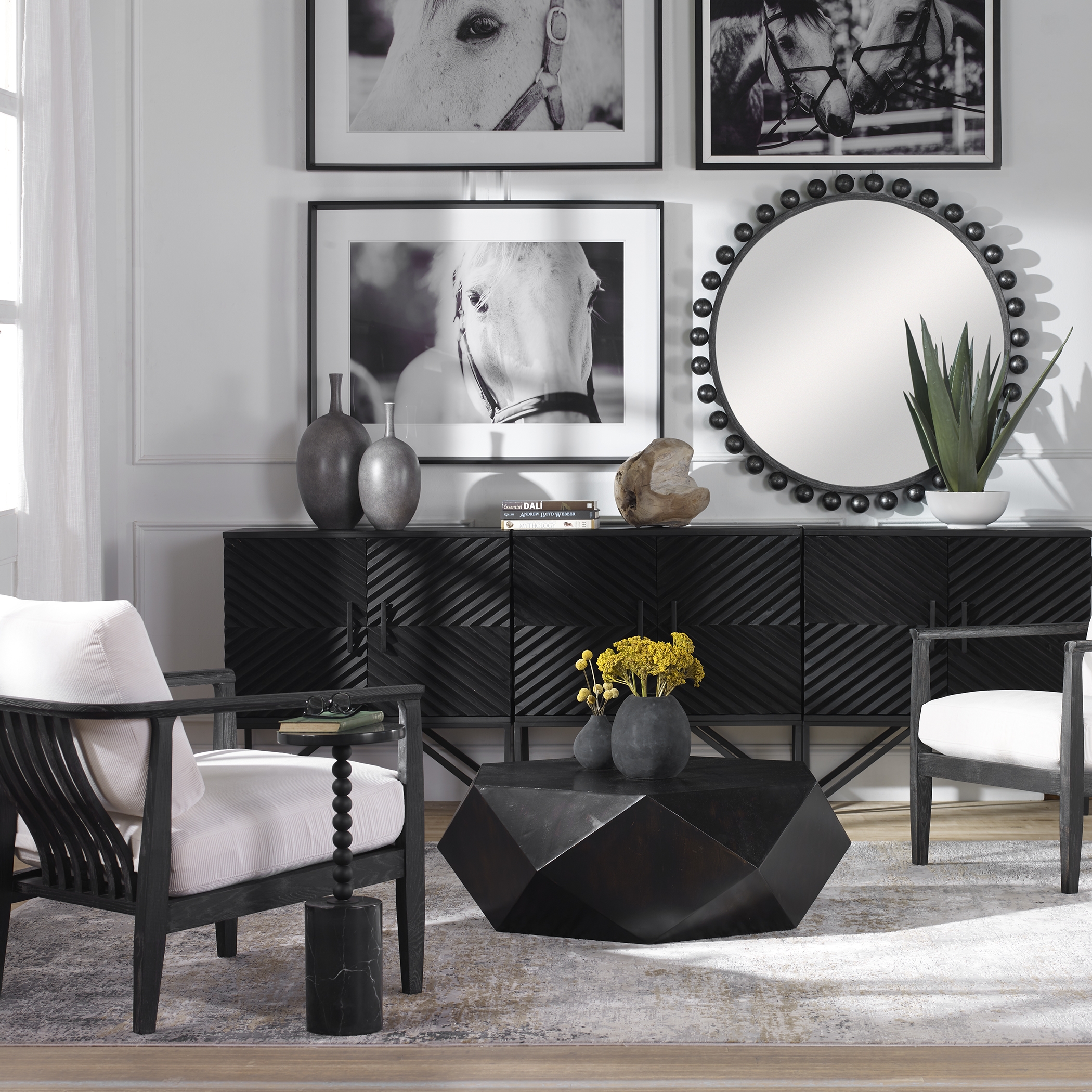 Volker Small Black Coffee Table - Image 4