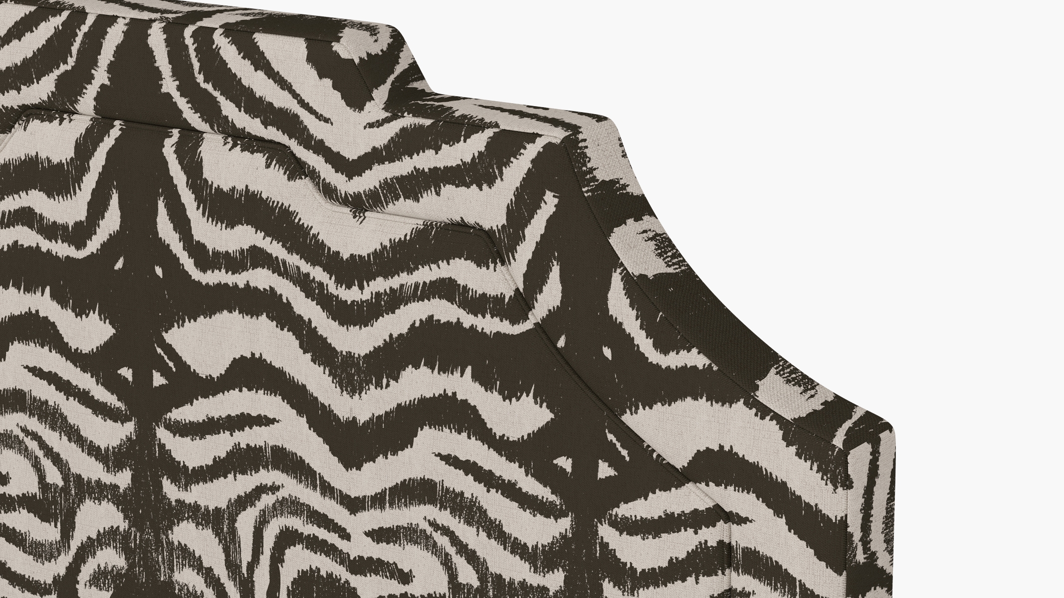 Art Deco Headboard, Zebra, Full - Image 2