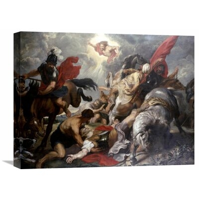 'The Conversion of St. Paul' by Peter Paul Rubens Painting Print on Wrapped Canvas - Image 0