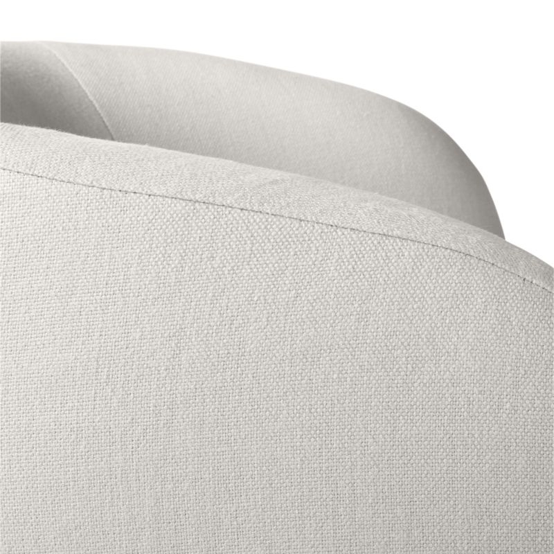Gwyneth Grey Linen Chair - Image 5