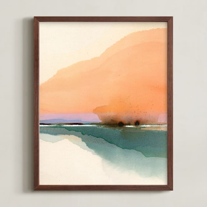 Orange Sunset Scenery 2 Limited Edition Fine Art Print 2 - Image 0