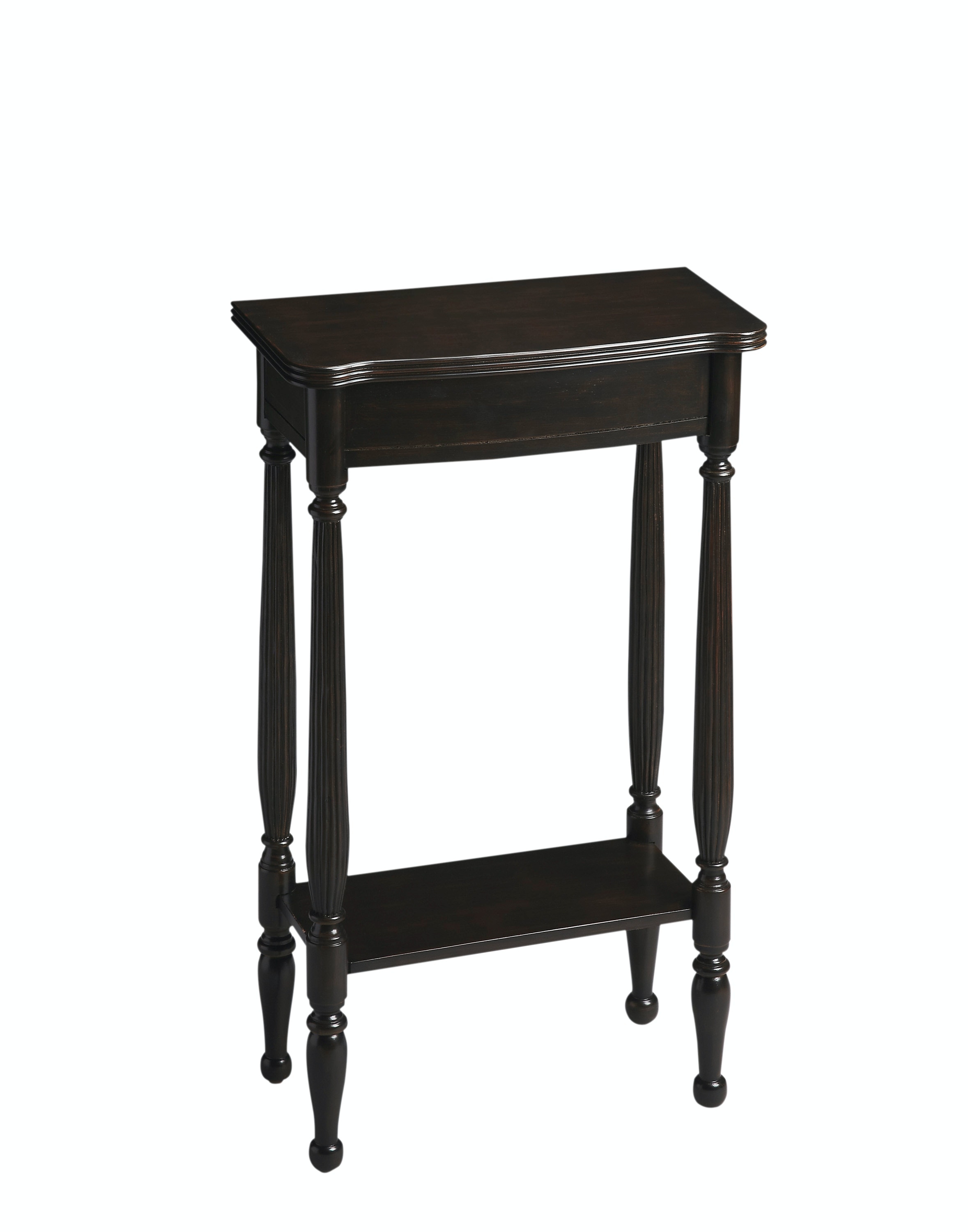 Whitney Rubbed Black Console Table - Image 0