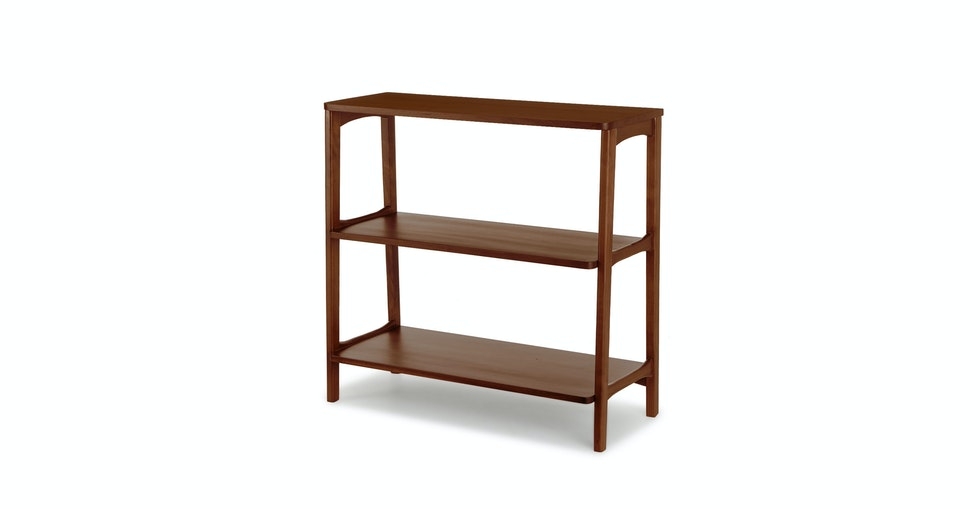 Krossa 36" Shelving Unit, Short - Walnut - Image 0