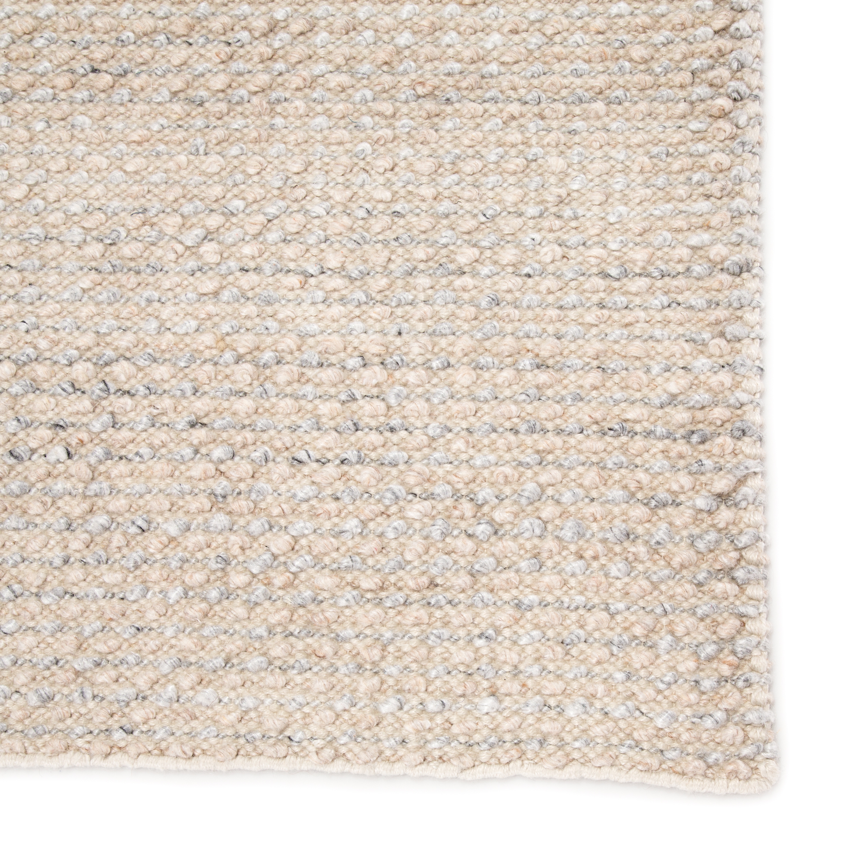 Limon Indoor/ Outdoor Solid Ivory/ Gray Area Rug (10'X14') - Image 3