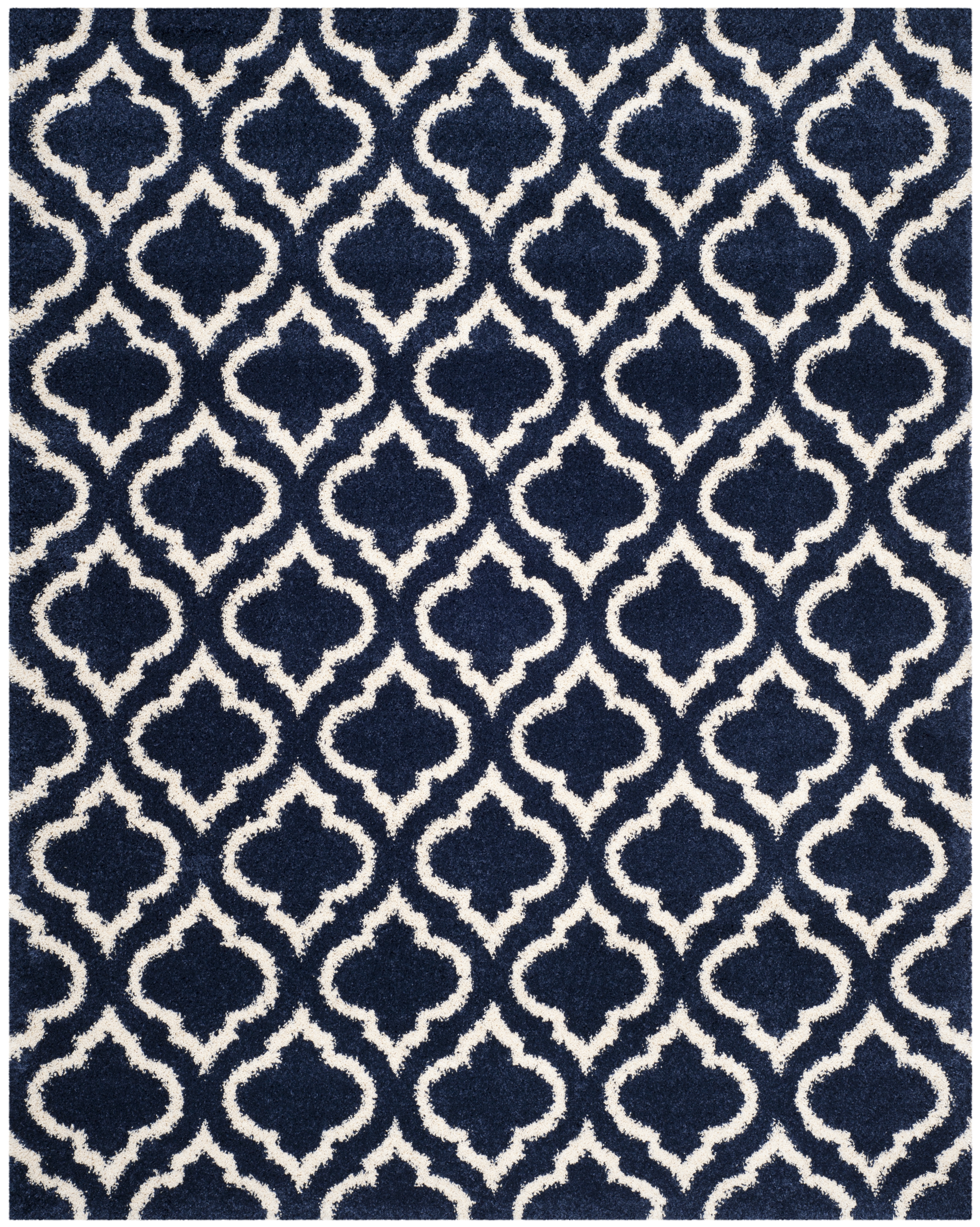 Arlo Home Woven Area Rug, SGH284C, Navy/Ivory,  8' X 10' - Image 0