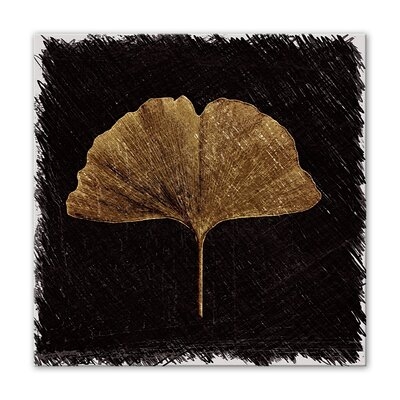 Gilded Ginkgo - Wrapped Canvas Painting Print - Image 0