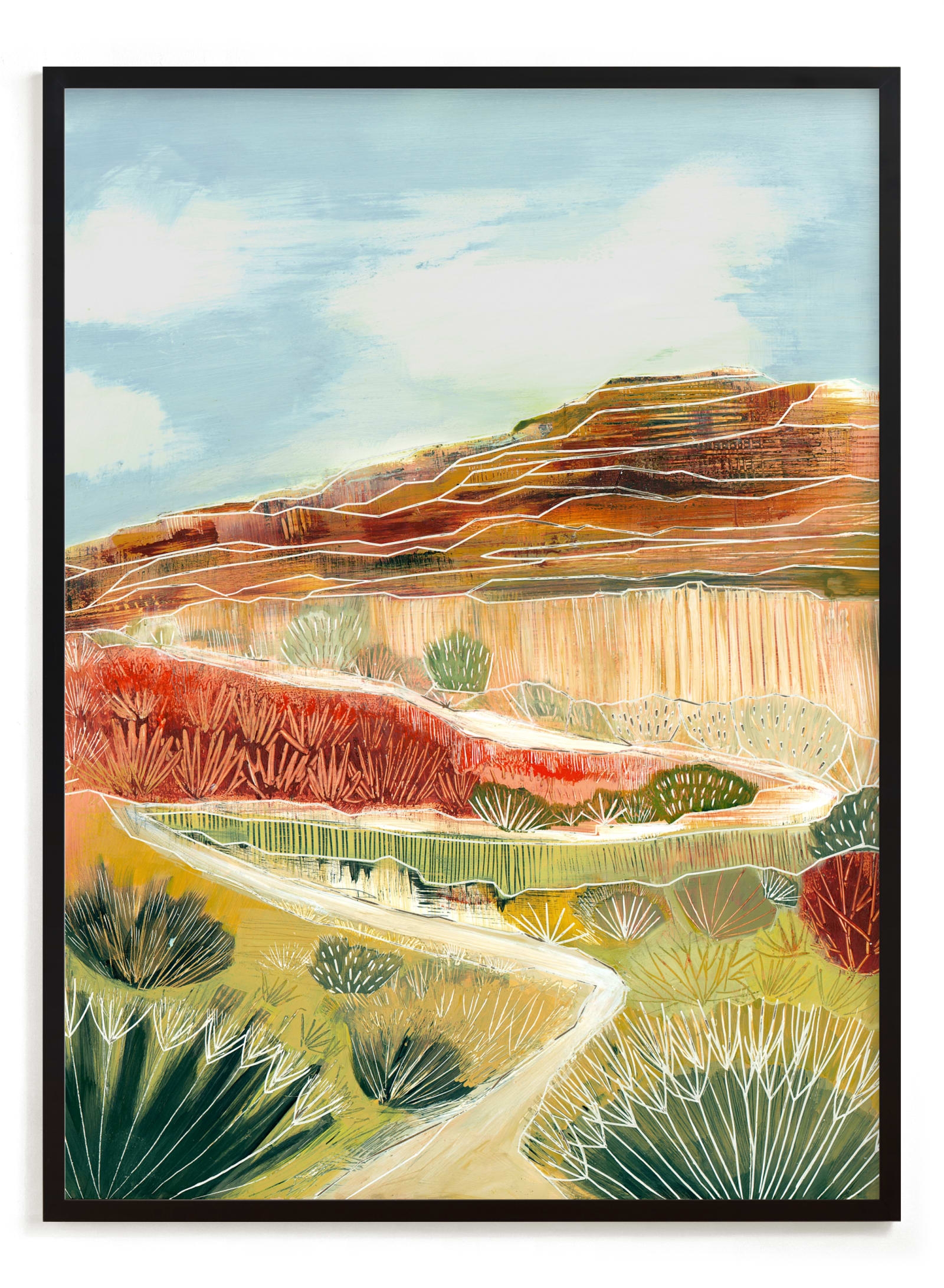 Ancient Desert Path Limited Edition Fine Art Print 2 - Image 0