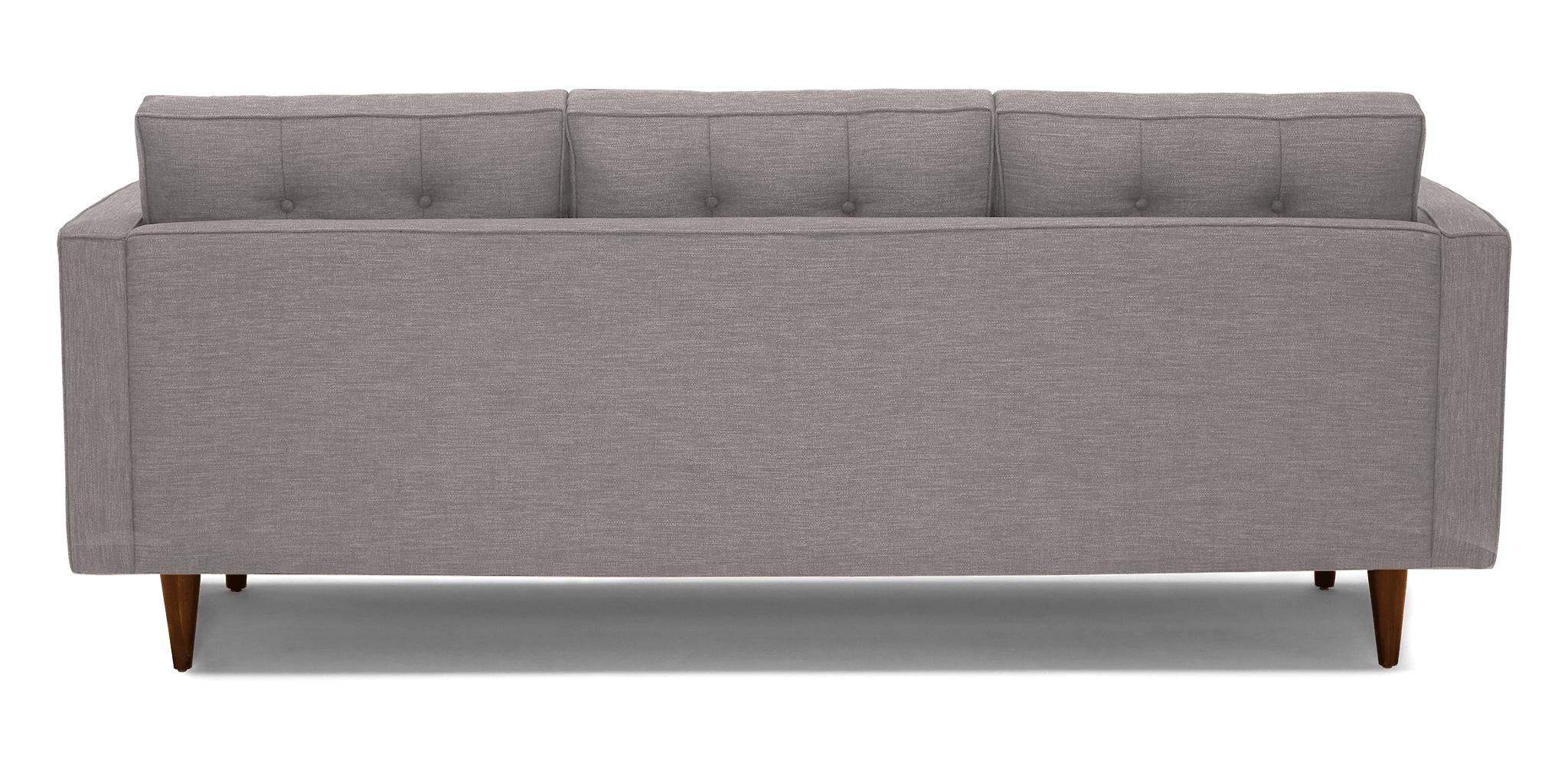 Purple Braxton Mid Century Modern Sofa - Sunbrella Premier Wisteria - Mocha - Image 4