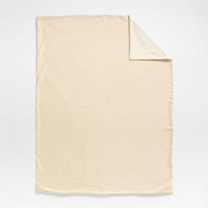 Scoop Undyed Organic Cotton Gauze Kids Full/Queen Duvet Cover - Image 5