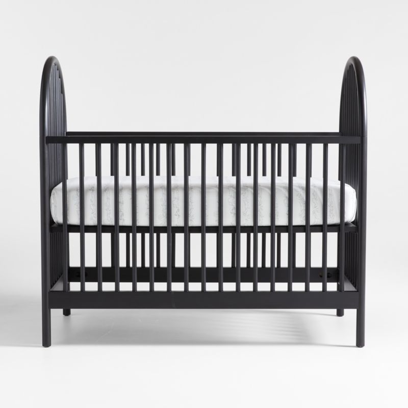 Canyon Black Wood Toddler Bed Rail by Leanne Ford - Image 1