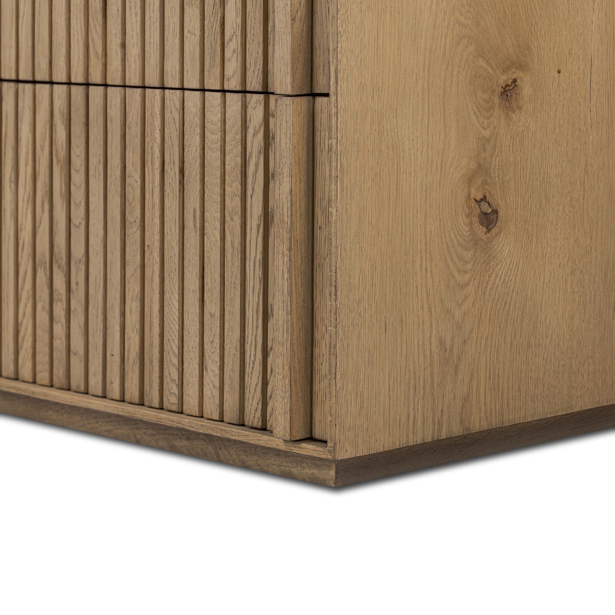 Leo 6 Drawer Dresser - Rustic Light Natural Oak - Image 11