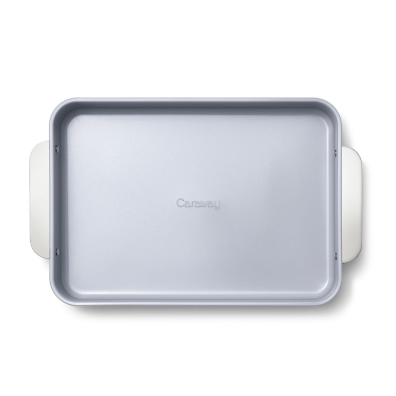 Caraway ® Slate Ceramic Non-Stick Rectangle Pan with Handles - Image 1