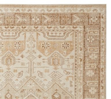 Nicolette Hand-Knotted Wool Rug, 8 x 10', Ivory Multi - Image 1
