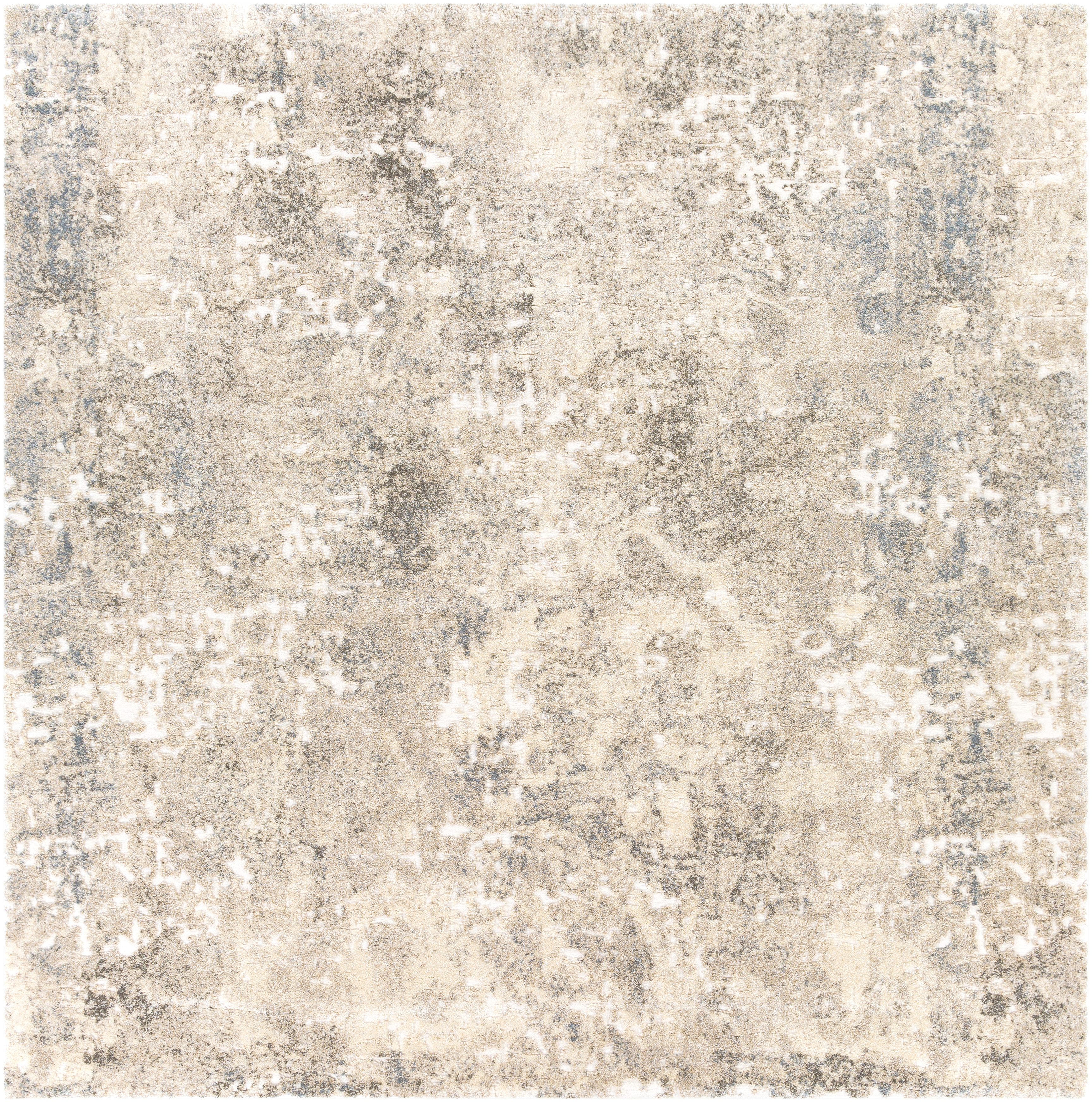Tuscany Beige Indoor 7'10" x 7'10" Machine Woven Rug - Image 0
