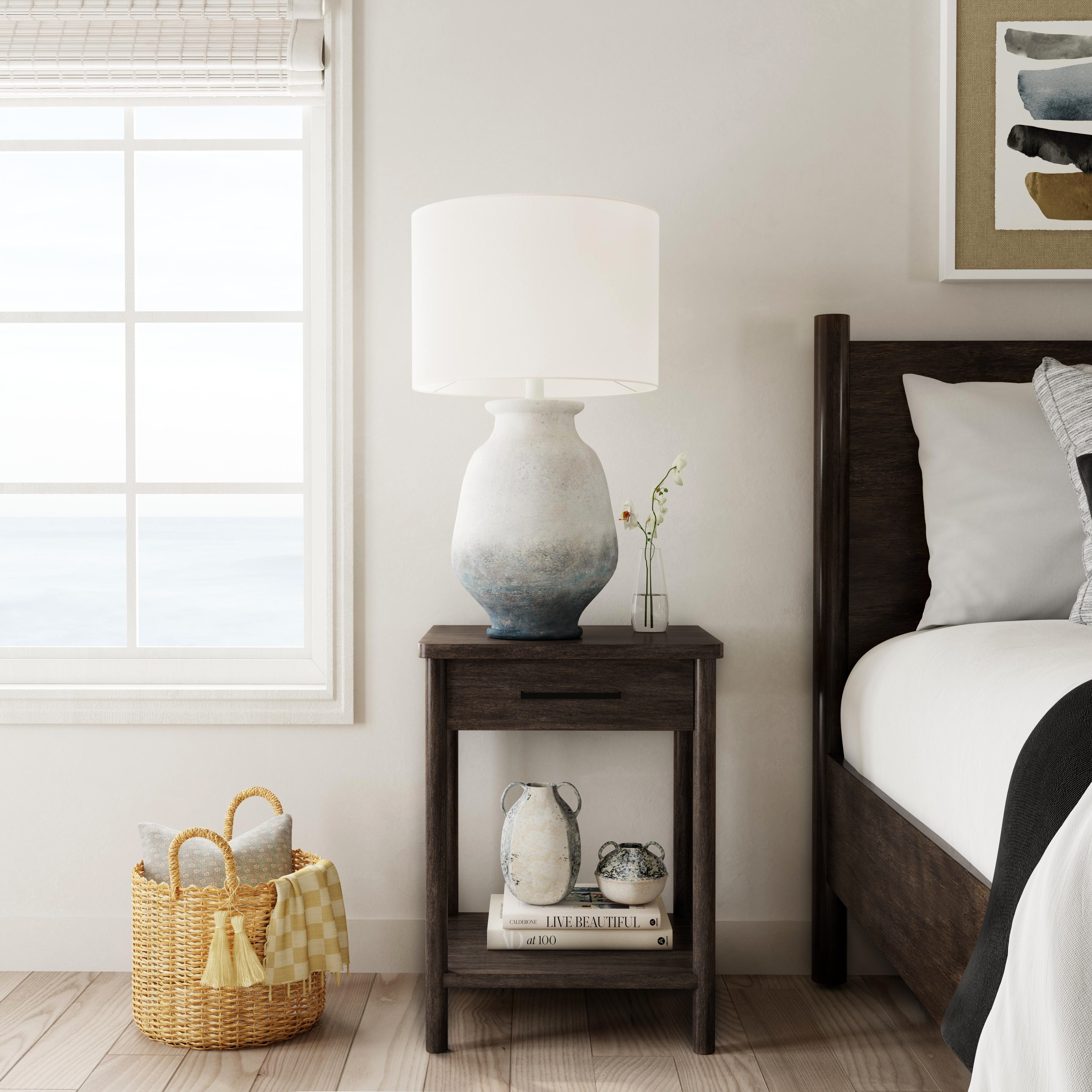 Lennon Soft Brown Nightstand - Image 1