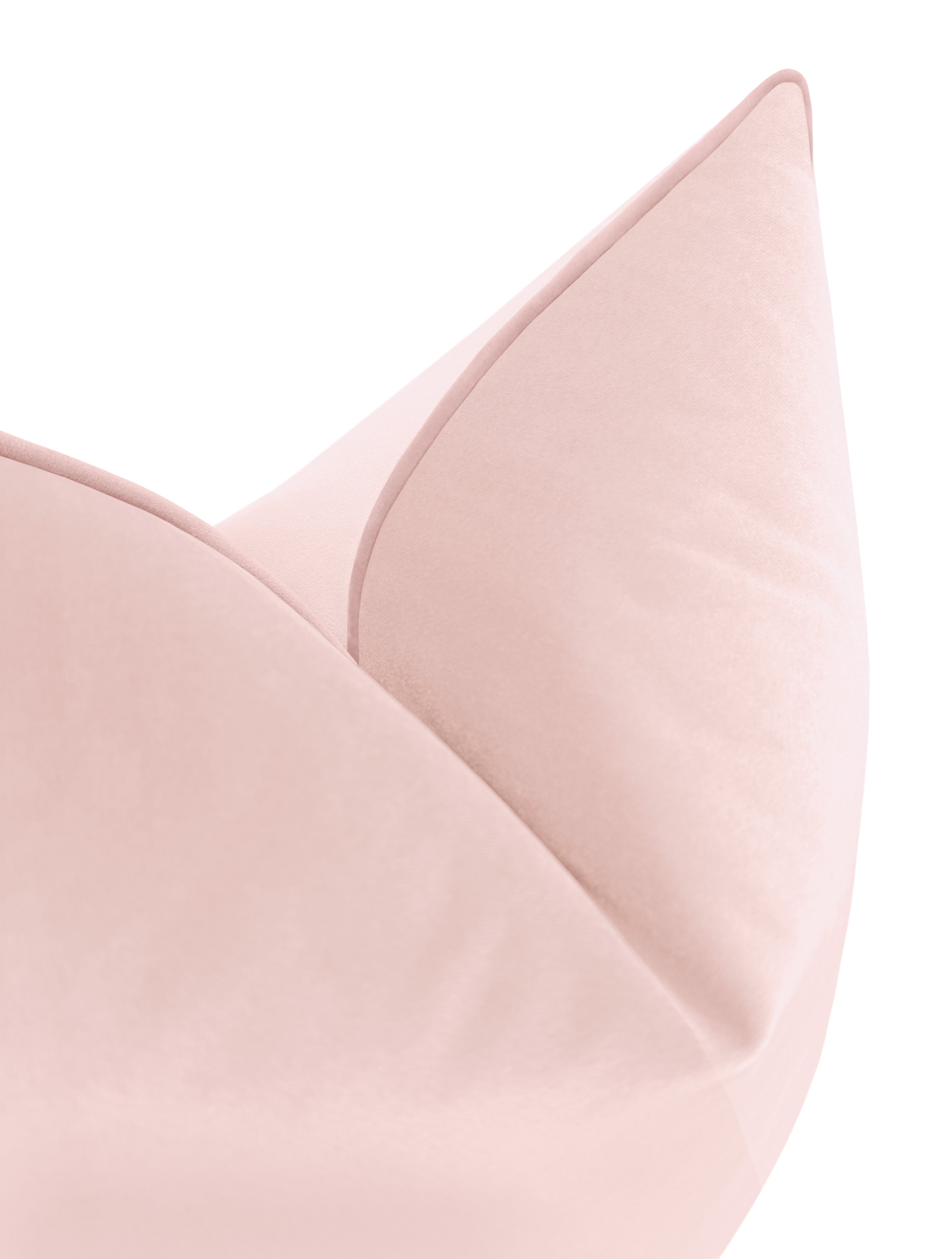 MELROSE VELVET // BALLET + VELVET CORDING - 20” X 26” STANDARD SHAM / SELF CORDING - Image 3