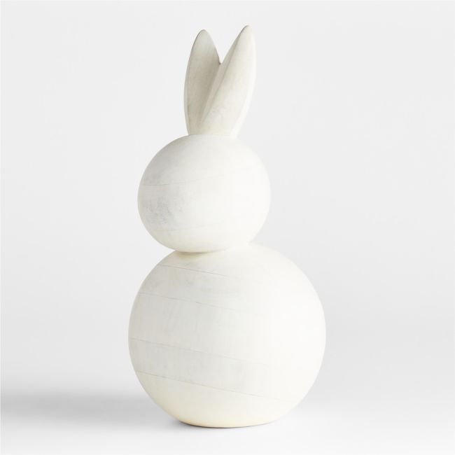 Large Wood Bunny 12" - Image 0