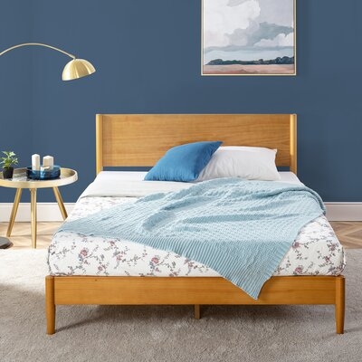 Zinus Azalene 35 Mid Century Wood Platform Bed Frame King - Image 0