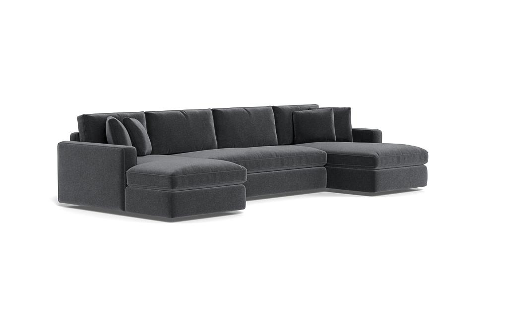 James 3-Piece 4-Seat U Chaise Sectional - Image 1