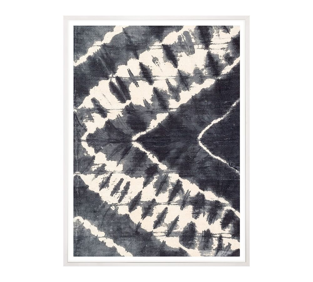 Indigo Textile Framed Print 3, 24 x 36 - Image 0
