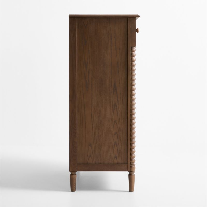 Jenny Lind Deep Brown Wood Tall 7-Drawer Kids Dresser - Image 4