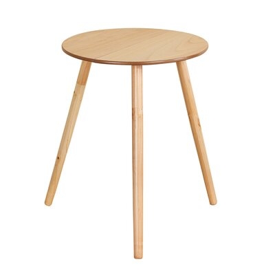 Xochitl Solid Wood 3 Legs End Table - Image 0