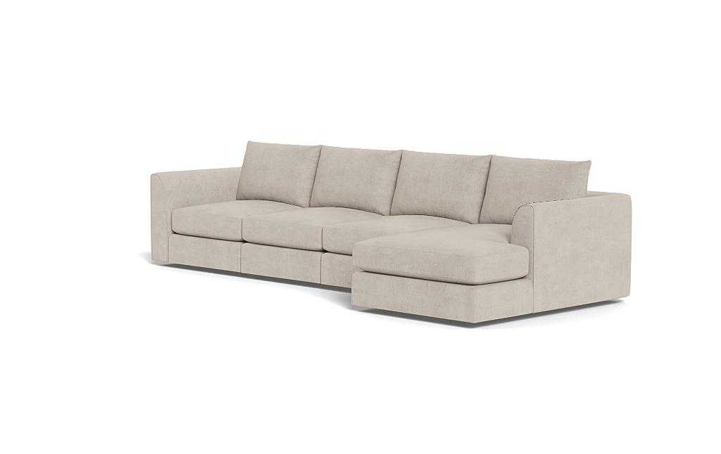 Beckham Modular 4-Seat Right Chaise Sectional - Image 2