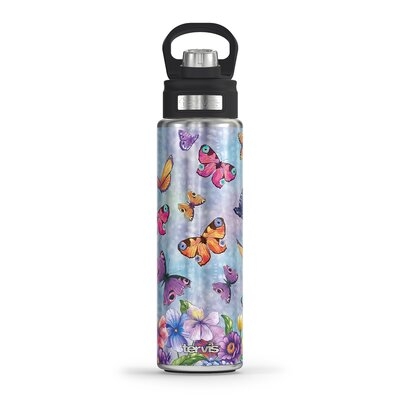 Tervis Tumbler Butterfly Garden 24 oz Stainless Water Bottle - Image 0