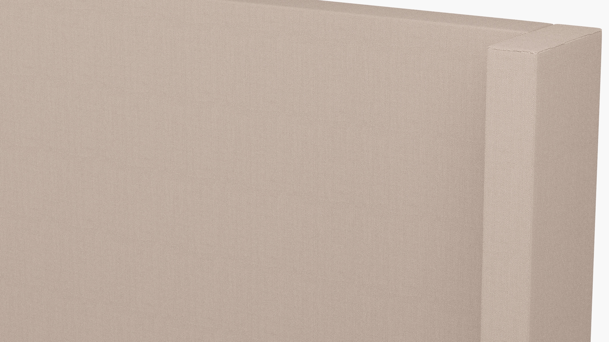 Modern Wingback Headboard, Husk Everyday Linen, King - Image 2